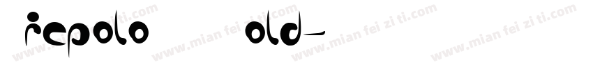 TiepoloITC Bold字体转换